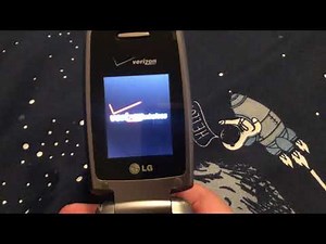 LG VX5400 (Verizon USA) Startup & Shutdown