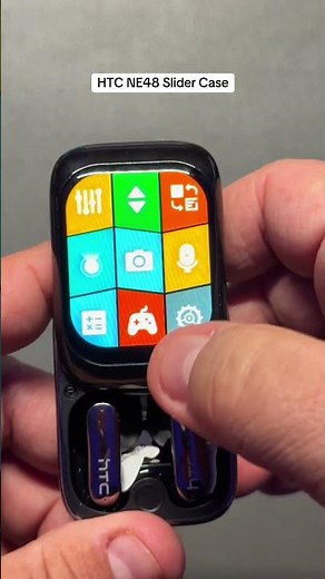 Check out the functions on the HTC NE48 Slider Earbuds Case! Yes the earbuds are awesome too!