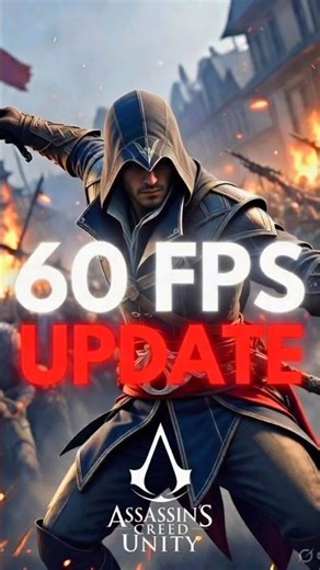 AC Unity New 60 FPS Update! 🥷🏻🔥 #assassinscreed #assassinscreedunity #shorts
