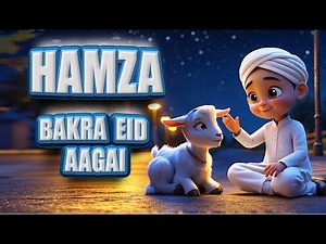 BAKRA EID AAGAI | Eid Ul Adha Special | Hamza AI Cartoon Series | Kids Madani Channel