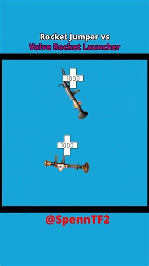 Rocket Jumper vs VALVE Rocket Launcher