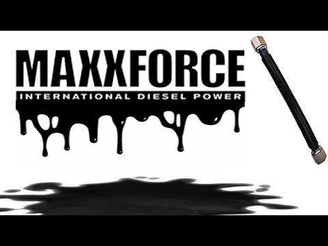 My truck is leaking oil | i replaced the high pressure oil line on maxxforce 9
