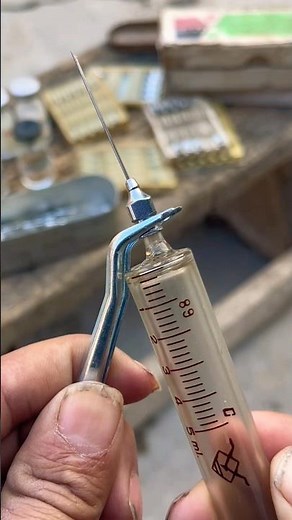 The Era of Glass Syringes & ReusableNeedles #OldMemories #VintageMedical#GlassSyringe