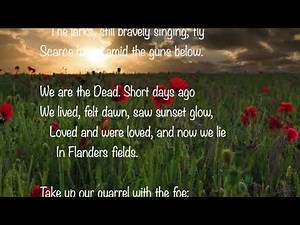 Memorial Day Poem In Flanders Field
