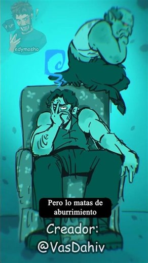 Demonio del Borde 👿❤️‍🔥🎤 #fandub ‪@VasDahiv‬ #español #comics #dnd #meme #art #humor #furry