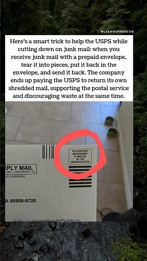 A Clever Way to Fight Junk Mail 📬♻️