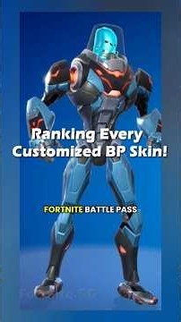 Ranking EVERY Customizable Fortnite Battle Pass Skin!