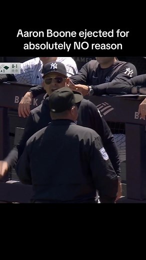 Aaron Boone Ejected | No Reason Given | Crazy Umpire Moment