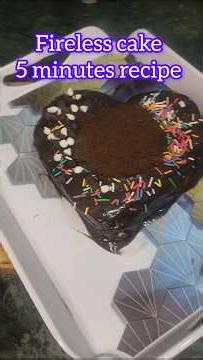 Fireless cake 🎂5 minutes recipe|| #cake#fireless#5minute#easy#easyrecipe#cooking#christmas#valentine