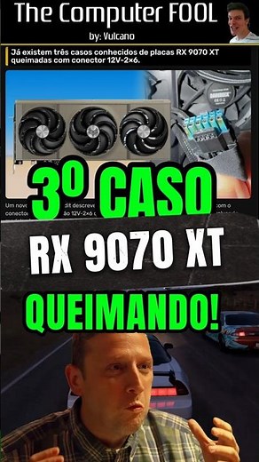 RX 9070 XT Queimando de novo? #amd #gpu
