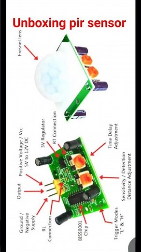 how to use pir sensor, science project working model , inspire award project , motion sensor light