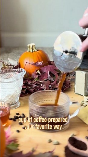 Honey Cardamom Coffee