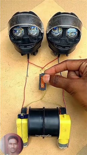 Electricity Generate With Two Metal Gear Motor💡#dcmotor #experiment #tech #trending #shorts
