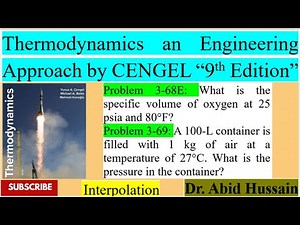 What is the specific volume and P|P 3-68E, 69|ThermodynamicsAn EngineeringApproachbyCENGEL9thEdition