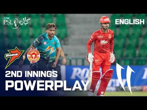 2nd Innings Powerplay | Rawalpindiz vs Islamabad United | English | Match 12 | HBL PSL 11 | MZB1K