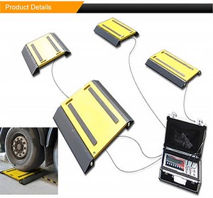 [Hot Item] LCD Display Type High Precision Portable Electronic Axle Vehicle Weighing Scales