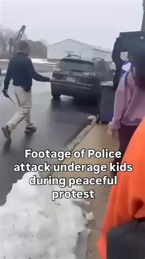 You need to see what happened in Quakertown! Watch what happens when kids protest peacefully. New footage out of Quakertown shows police escalating against underage kids at a peaceful protest. Protecting free speech means protecting young people too. | Ashley Salazar