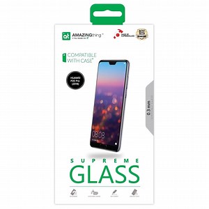 sharafdg.com: Amazing Thing Supreme Glass Screen Protector Black For Huawei P20 Pro