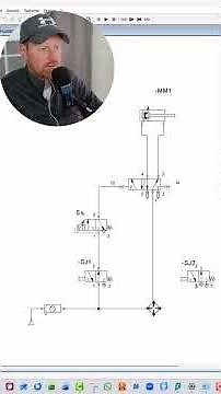2-Cylinder Pneumatic Circuit Diagram Explained Simply ⚙️ | Project 3 Quick Guide