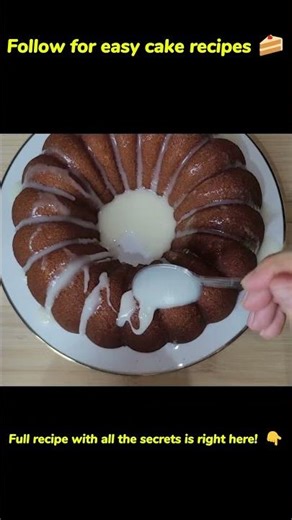 Everyone Is Obsessed With This Moist Lemon Cake🍋It melts in Your Mouth 😍 #shorts #lemoncakerecipe