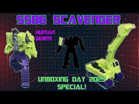 ...At Least He's Better Than Bonecrusher! Unboxing Day 2025: SS86 Constructicon Scavenger