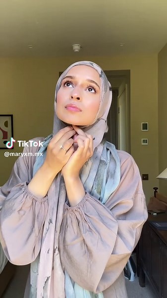 Hijab Tutorial with Neck Coverage for Summer Style