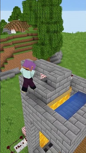 Minecraft Item Waterfall 🤯 #minecraftbuilds