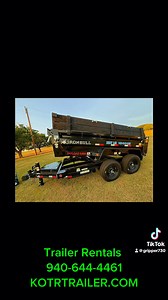 King Of The Road Trailers LLC @highlight https://Kotrtrailer.com Come to your local trailer rental business for all of your trailer needs. From hauling a car/truck to Heavy Equipment/Diesel truck. To a dump trailer and 2 different size utility trailers. Hoping to expand to more trailers in the near future. Please reach out to 940-644-4461. It’s a contactless system where you schedule and pay online, then upload a picture of your drivers license and insurance information and when you pick up the 