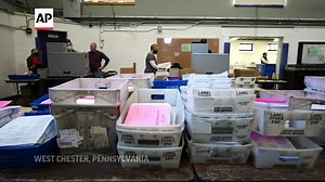 Massive ballot counting underway in Pennsylvania