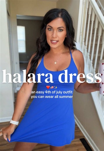 Halara Dress Summer Staples Easy 4th of July Outfit Ideas