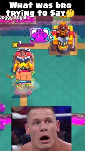 What was bro trying to say ? #clashroyale