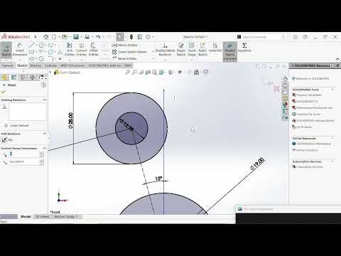 CSWA correction Bracket -Equerre part 1. Solidworks tutorials for beginners