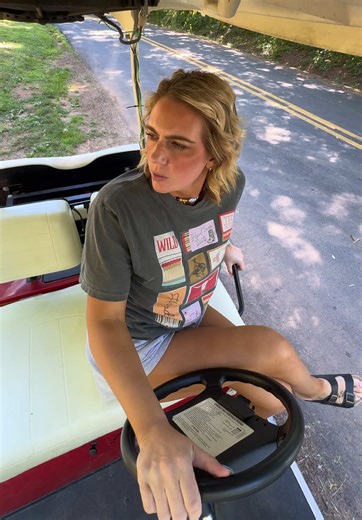 Missed these bus stop golf cart rides!!! 🚌🛑🛺 #golfcartmom #golfcartlife #busstopshananagins #momlife #ditl