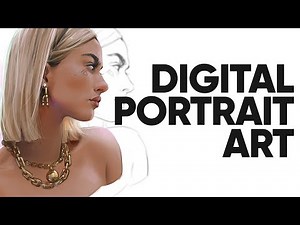 My Painting Process for Digital Portraits