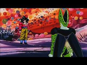Perfect Cell Vs Goku SSJ4 超完全体セル VS SSJ4孫悟空