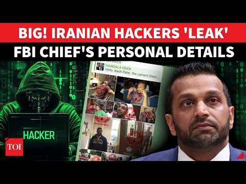 Iran 'STRIPS' FBI Chief; Hackers 'LEAK' Kash Patel Personal Details, Including Photo, Emails, Resumé