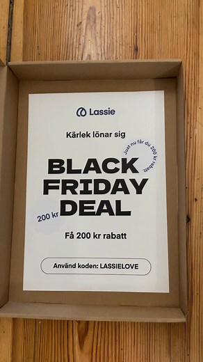 BLACK FRIDAY DEAL: Få 200 kr rabatt 💙 | Lassie