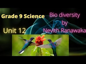 Grade 9 Science Unit 12 /Bio diversity English medium/lesson