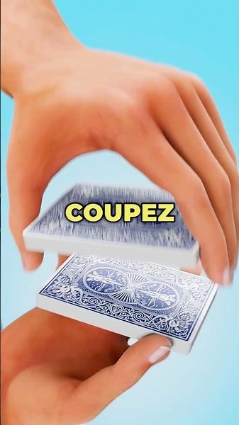 Comment faire jaillir un jeu de cartes 😮
