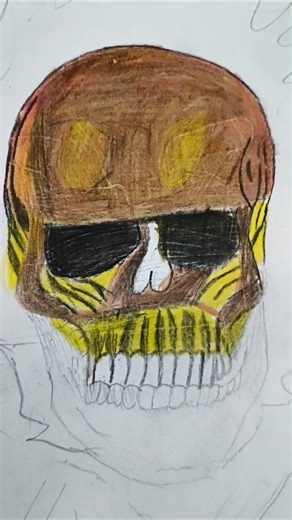 ghost rider drawing half colouring done #yt shorts