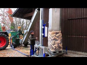 NEU! Binderberger Packmaschine / Firewood Packing Machine