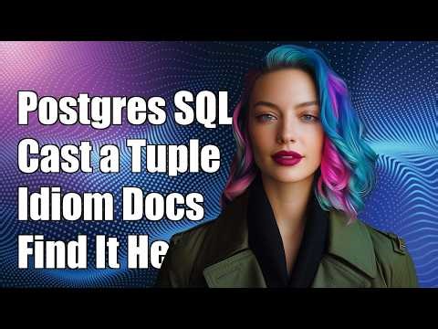Where is the postgres sql 'cast a tuple' idiom documented?