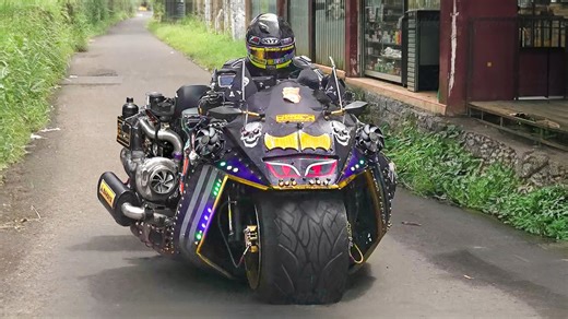 Exploring Indonesia's custom-built Batman bicycle