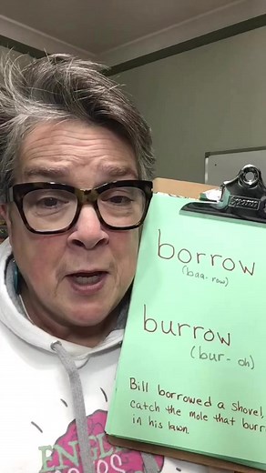 40K views · 2.6K reactions | Borrow vs Burrow #pronunciation#easyenglish#learnenglish#speakenglish | English Makes No Sense | Facebook