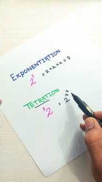 You Know 2³ = 8… But What Is ³2? 😱 #shorts