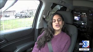 Video shows first responders jump into action after driver reportedly hydroplanes, loses control