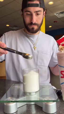 So much sugar in a Sonic milkshake😳 - My biggest sugar breakdown video of 2025