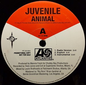 Juvenile - Animal / Holla Back