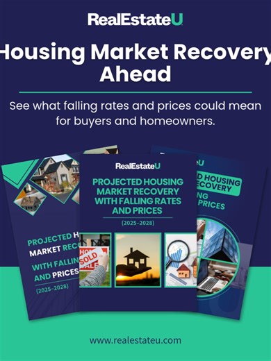 The housing market isn’t crashing—it’s shifting. This free market report explains what’s changing from 2025 to 2028 and how buyers, sellers, and real estate professionals can prepare with clarity. Download the full report through the link in our bio. #HousingMarket #RealEstateTrends #MortgageRates #MarketOutlook #RealEstateEducation