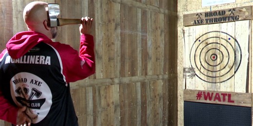 Ax-throwing tournament returns to downtown Augusta